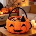 thumbnail image 4 of THOPBPRK Candy Basket for Halloween Decorations, Portable Storage Bag, Soft Fabric Seasonal Decor for Home Parties, Festive Fall Yard, 4 of 6