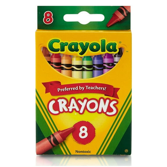 Crayola Regular Size Crayons, 8 Colors Per Box, Set Of 24 Boxes