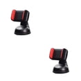 thumbnail image 3 of Methold Soporte universal para teléfono con ventosa Soporte para teléfono móvil para automóvil Soporte de succión para tablero de Negro rojo/succión 2Conjunto, 3 of 6