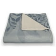 thumbnail image 3 of Creative Products Blue Floral Banner 50 x 60 Coral Fleece Blanket, 3 of 3