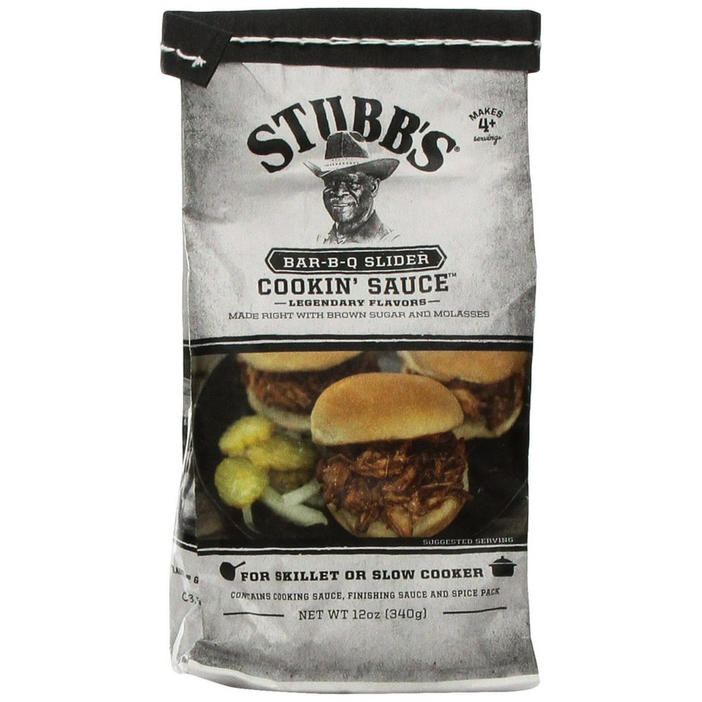 Stubb's BarBQ Slider Cookin' Sauce, 12 OZ (Pack of 2)