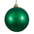 thumbnail image 1 of Emerald Matte UV Drilled Cap Ball Ornament, 8 in., 1 of 1