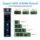 thumbnail image 4 of Caja Ssd M2 Nvme Adaptador SSD M.2 a USB 3.1 Protocolo dual PCIE NVME NGFF SATA 10Gbps Carcasa, 4 of 5