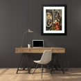 thumbnail image 4 of Jan Gossaert 19x24 Black Modern Framed Museum Art Print Titled - St. Luke Painting the Madonna (1520), 4 of 5