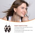 thumbnail image 5 of Leopard Print Earrings Charming Fashion Accessory Female Jewelry Ear Drops Birthday Gift Adornment Dual-sided Water Drop Ear Dangles Birthday Gift Type 13, 5 of 5