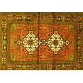 thumbnail image 1 of Ahgly Company Indoor Rectangle Persian Yellow Traditional Area Rugs, 4' x 6', 1 of 4