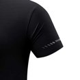thumbnail image 4 of Men's Short Sleeve UPF 50+ Cooling T-Shirt Quick Dry Workout Athletic Running Swim Tops Tee Rash Guard Performance Shirts Big and Tall Size M-4XL Black, 4 of 5