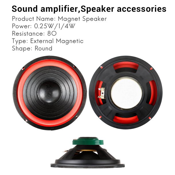 2 Pcs 1/4W 0.25W 8Ohm 27mm round external speaker speaker,Sound