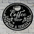 thumbnail image 2 of Handmadetneonsign Coffee Beans Metal Wall Art Light, Coffee Shop Metal Sign Wall Decor, Open Coffee Metal Decor, 2 of 5