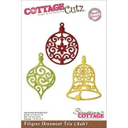 CottageCutz Die 4"X6"-Filigree Ornament Trio