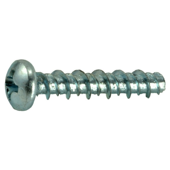 #6 x 3/4" Zinc Plated Steel Phillips Pan Head Hi-Lo Screws (45 pcs.)