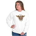 thumbnail image 5 of Betty Boop Biker Love Hurts Tattoo Women Crewneck Sweatshirt Brisco Brands X, 5 of 6