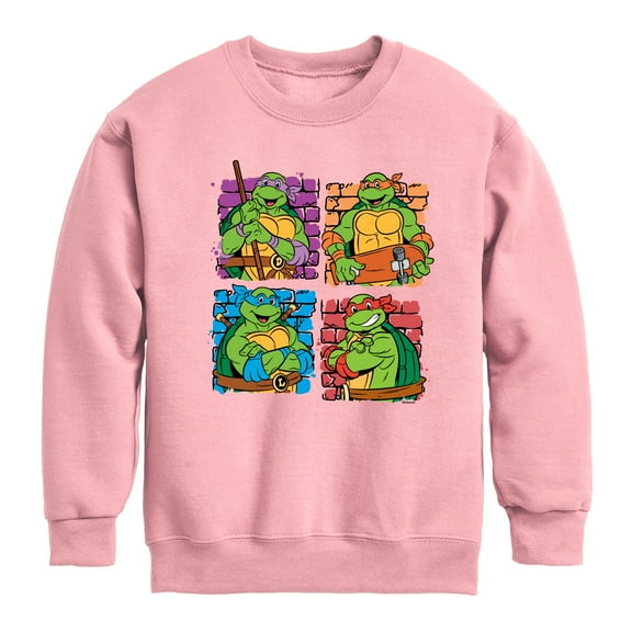 Teenage Mutant Ninja Turtles - Bricks - Toddler & Youth Crewneck Fleece Sweatshirt