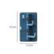 thumbnail image 2 of Wall Mount Towel Holder Four Claw Hook Office Use Blue Plastic Rotating Hanging 4Pcs, 2 of 5