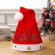 thumbnail image 2 of Gorro navideño con corona de terciopelo dorado, 2 of 5