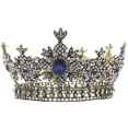 thumbnail image 1 of MasteelfCA 1Pc European Retro Crown Headdress Wedding Party Decor Crown Photo Prop, 1 of 8