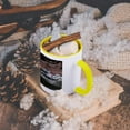 thumbnail image 5 of 3dRose, Rafting the Colorado River Grand Canyon Arizona - US03 DPB0086 - Douglas Peebles, 15oz Two-Tone Yellow Mug, 5 of 7
