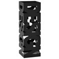 thumbnail image 1 of vidaXL Umbrella Stand Design Steel Black, 1 of 4