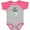 Heather and Hot Pink, variant on Inktastic Cute Cat, Little Cat, Kitty, Kitten, Fish Bowl Girls Baby Bodysuit
