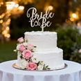 thumbnail image 4 of Decoración de tarta Tisbonsy Bride to Be Wood para despedida de soltera, 4 of 5