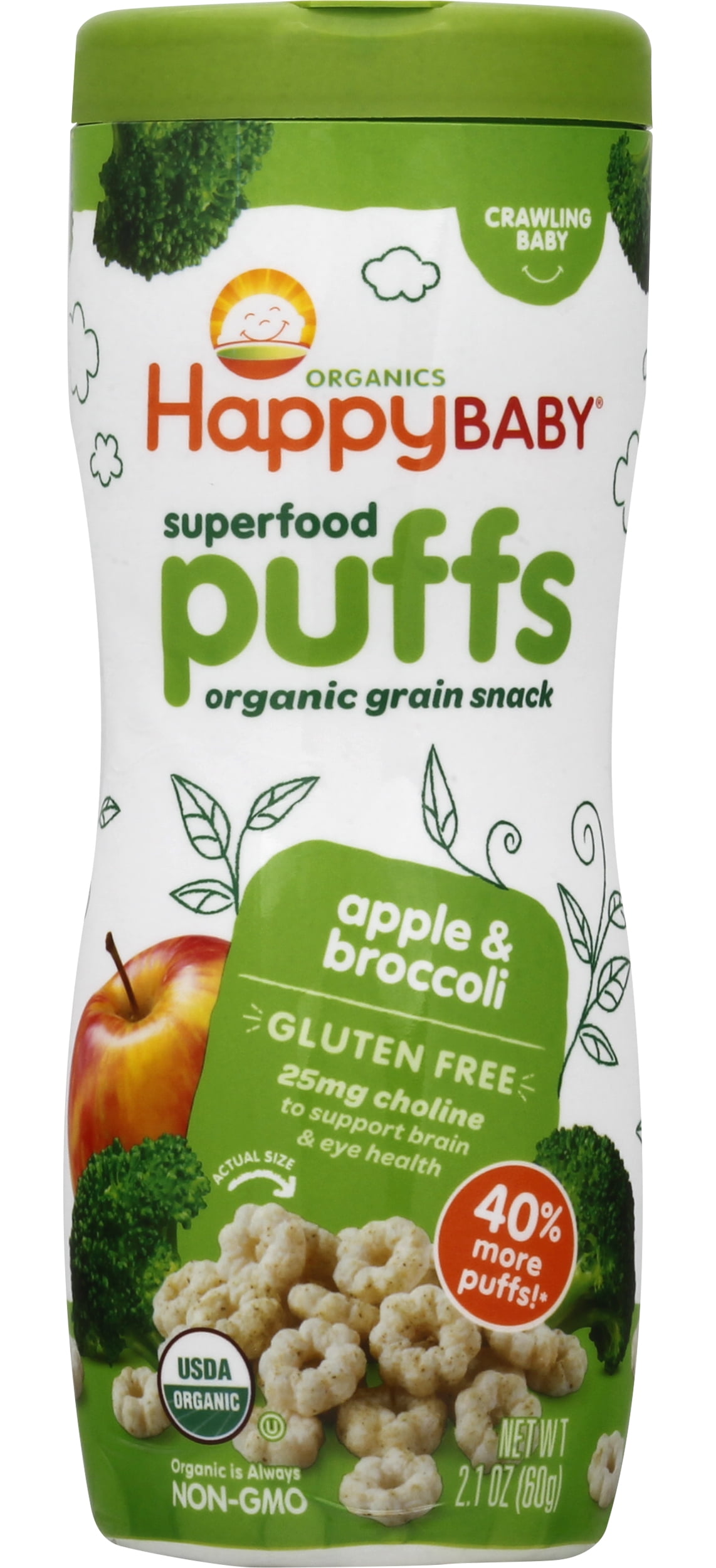 happy baby puffs walmart