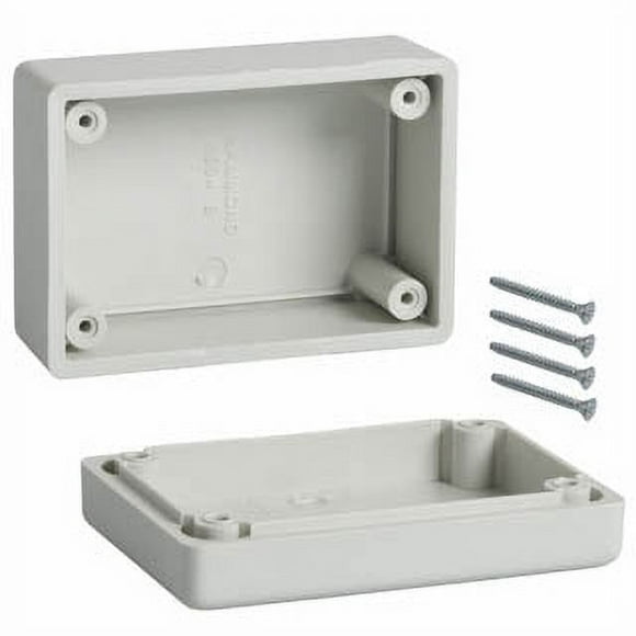 1594BSGY - Boîte de Projet 3.2X2.2X1.1IN PLAS GREY