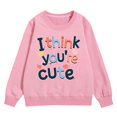 thumbnail image 4 of My First Valentines Day Baby Boy Outfit Crew Neck Sweatshirt Lover Heart Letter Print Long Sleeve Pullover Kids Clothes for Kids 3-4 Years, 4 of 4