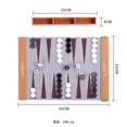 thumbnail image 2 of Set de backgammon TUZAMA - Tabla de viaje plegable (36 x 25 cm), 2 of 7