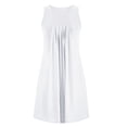 thumbnail image 4 of EnJoCho 𝖥lowy Boho Dress Youth Girls,Summer Tank Dresses Youth Casual Elegant O Neck Daily Dress Solid Color Dress with Side Pockets, 4 of 4