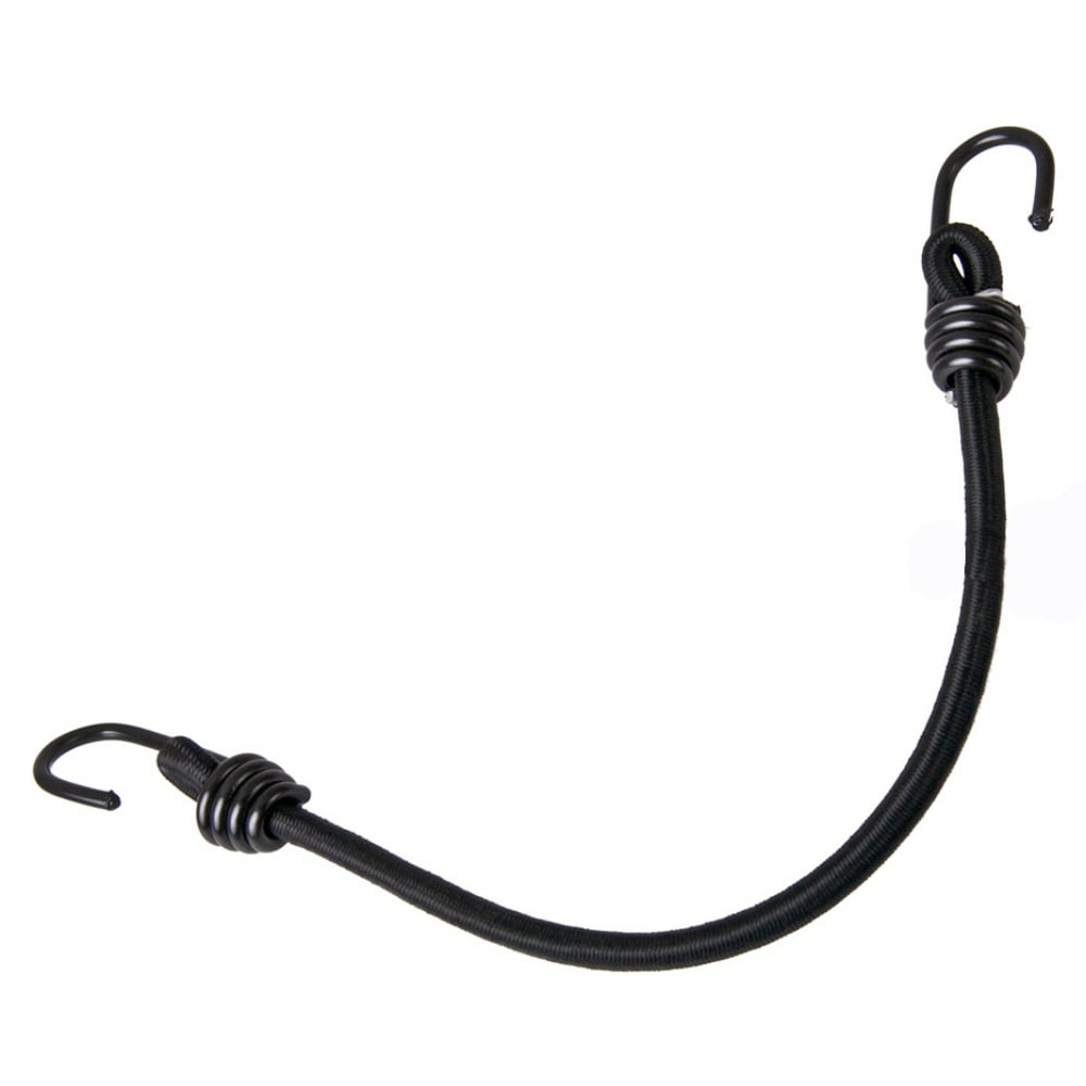 Parts Unlimited 2Hook Bungee Cord Black 12 Inch (1012)