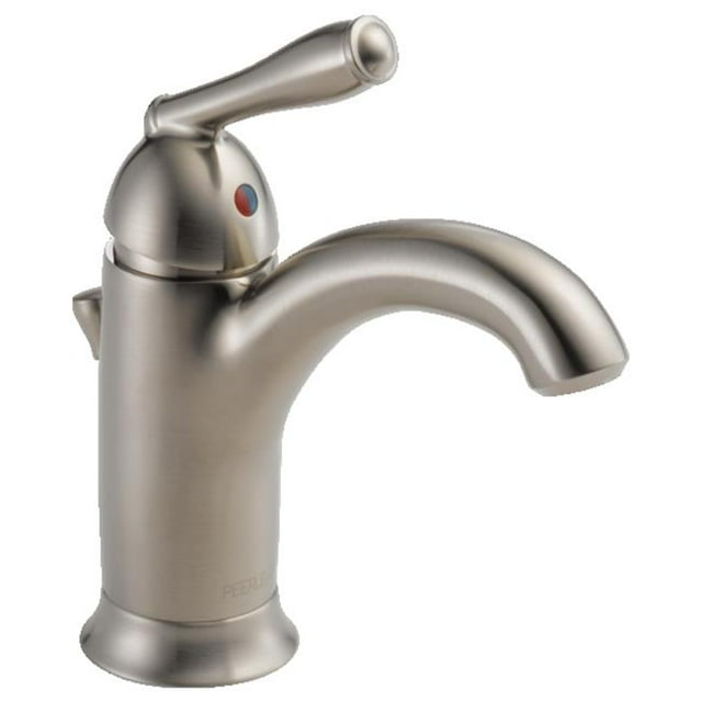 Peerless P188627LF-BN Single Handle Lavatory Faucet with Traditional Lever - Brushed Nickel