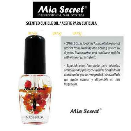 LWS LA Wholesale Store  Mia Secret Scented Cuticle Oil Jasmine Lilac Lavender Natural Essential made US (Hibiscus