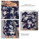 thumbnail image 5 of Vestido de moda para mujer, vestido con hombros descubiertos, vestido floral de cintura alta, vestido de manga larga, calidad inigualable, 5 of 6