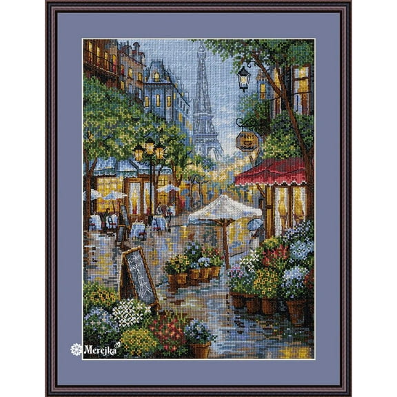 Rainy Paris K-162 Counted Cross-Stitch Kit