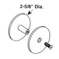 thumbnail image 2 of 2-5/8" Grey Steel Door Hole Plate, 2 of 2