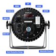 thumbnail image 2 of U'King 200W DMX RGBW 18 LED Wash Par Fixture Stage Lights Party Disco Show Lamp 4 Pack, 2 of 6