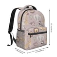 thumbnail image 2 of Balery Safari Animals Mochila Escolar Impresa, Mochila Ligera para Viajes Casual, Mochila Duradera y Cómoda Multifuncional, Mochila para Laptop-One Size, 2 of 5