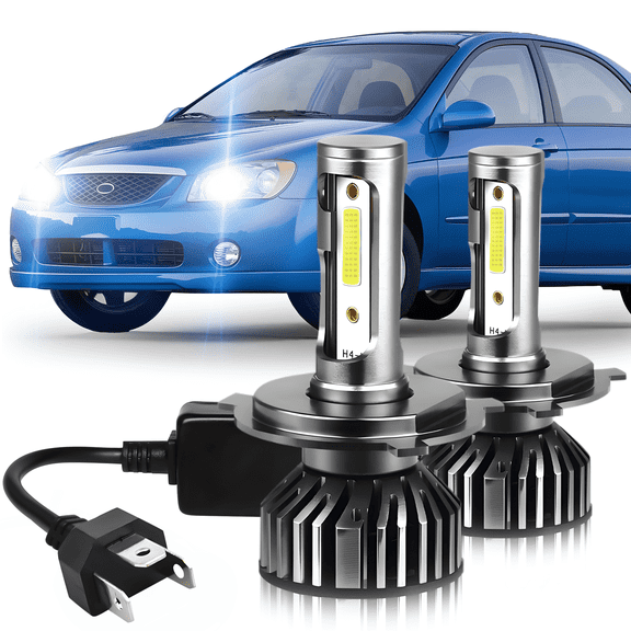 For Kia Spectra 2005 2006 2007 2008 2009 LED Headlight Bulbs Kit 6000K White