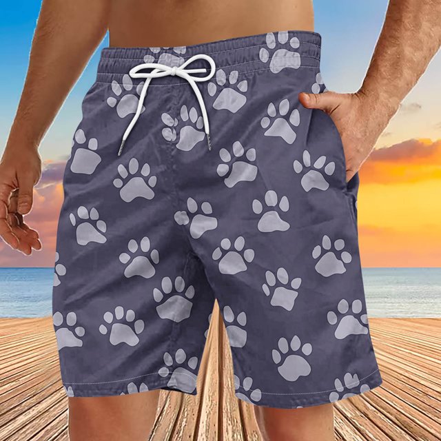 Soki Beach Shorts Décontractés pour Hommes Shorts Graphiques en Liquidation