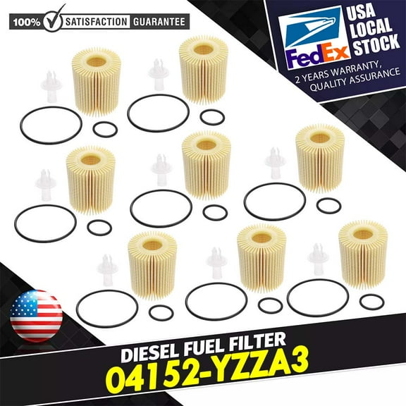 For Lexus Oil Filter 04152-YZZA3 Set of 8