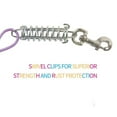 thumbnail image 3 of Petest 25ft Tie-out Cable with Crimp Cover & Buffer Spring for Large Dogs Up To 90 Pounds, 3 of 7