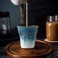 thumbnail image 6 of Coffee Mug Ceramic Latte Cup Pleated Design 90ml for Women Men Household Modern Cafe Use, 6 of 7