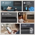 thumbnail image 5 of TCL 8,000 BTU Smart Inverter Window Air Conditioner (Black) - 350 Sq ft with up to 49% Energy Savings, Quiet Cooling Tech, 3-in-1 Cooling, Fan & Dehumidifier, Matter Wi-Fi, Remote Control - W8WC72-B, 5 of 22