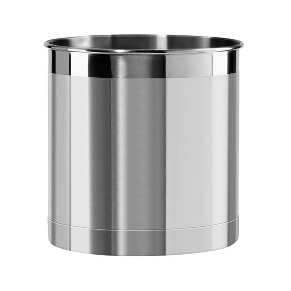 Oggi Stainless Steel Jumbo Utensil Holder (7" dia x 6.5" H)