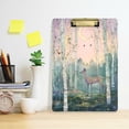 thumbnail image 2 of FORMRS Acrylic Clipboard with Low Profile Clip Standard A4 Letter Size, 12.5" x 9", Night Deer, 2 of 8