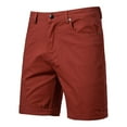 thumbnail image 6 of Mens Golf Dress Shorts Flat Front Button Elastic Waist Rolled Straight Leg Active Casual Work Shorts with Pockets, 6 of 6