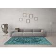 thumbnail image 3 of Ahgly Company Indoor Rectangle Persian Light Blue Traditional Area Rugs, 2' x 3', 3 of 4