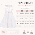 thumbnail image 5 of Sunny Fashion Girls Dress Formal White Chiffon Lace Sequin Baptism Wedding Bridesmaid 14 Years, 5 of 9