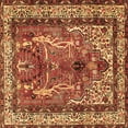 thumbnail image 1 of Ahgly Company Indoor Square Persian Brown Traditional Area Rugs, 3' Square, 1 of 4