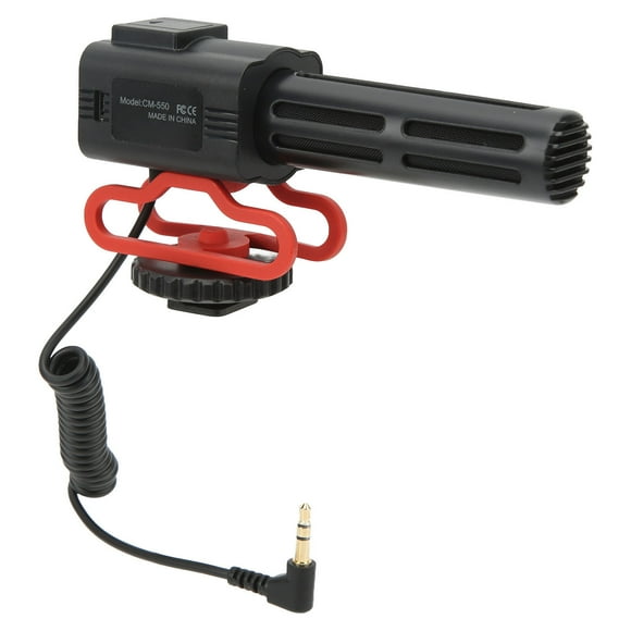 CM 550 Microphone, Windproof Sponge Camera Microphone For Program Interviews